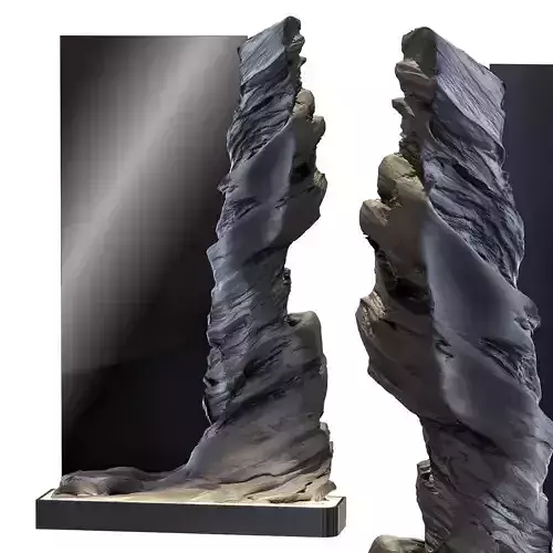 Rock Mirror 2 3D model
