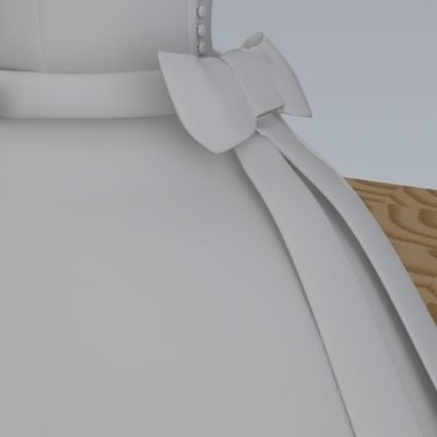 Wedding Dress 3d model 3D model_2
