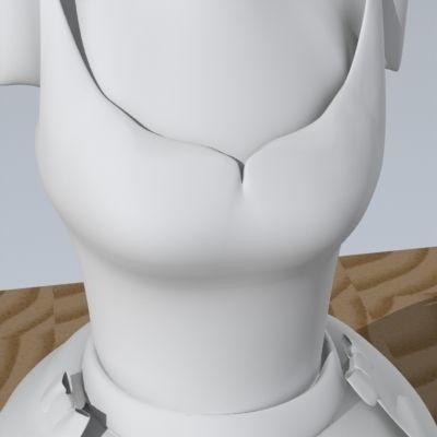 Wedding Dress 3d model 3D model_7