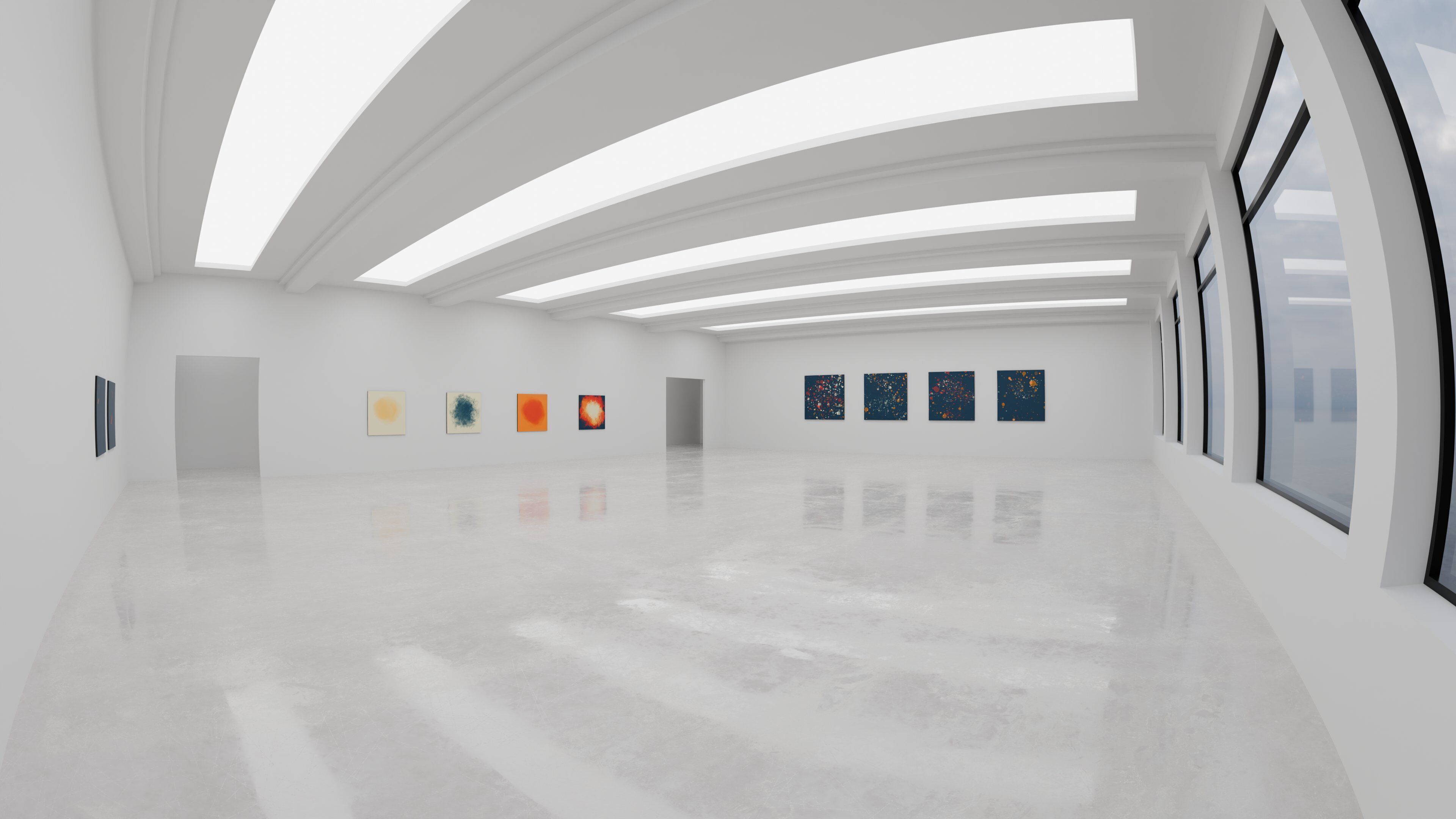 Art Museum Gallery Interior 48 Low-poly 3D model_2