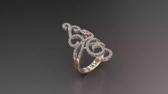 High Class Women Ring WM1  8 3D print model