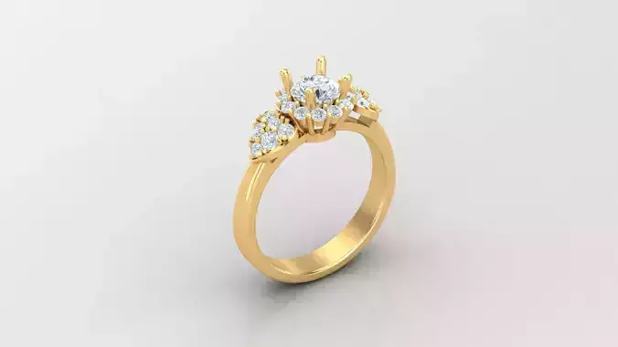High Class Women Ring WM1  79 3D print model