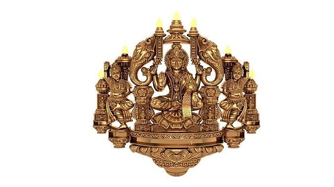 Lakshmi Pendant  3D print model