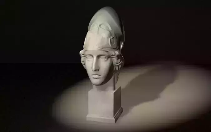 classical bust of Athena