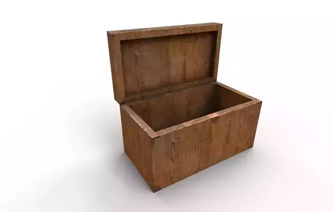 Old wood chest