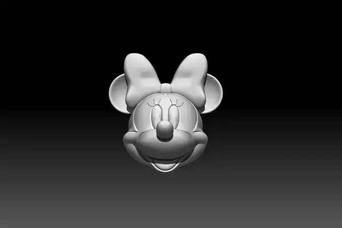 Mickey Mouse keychain 3D model STL FOR 3D PRINTING