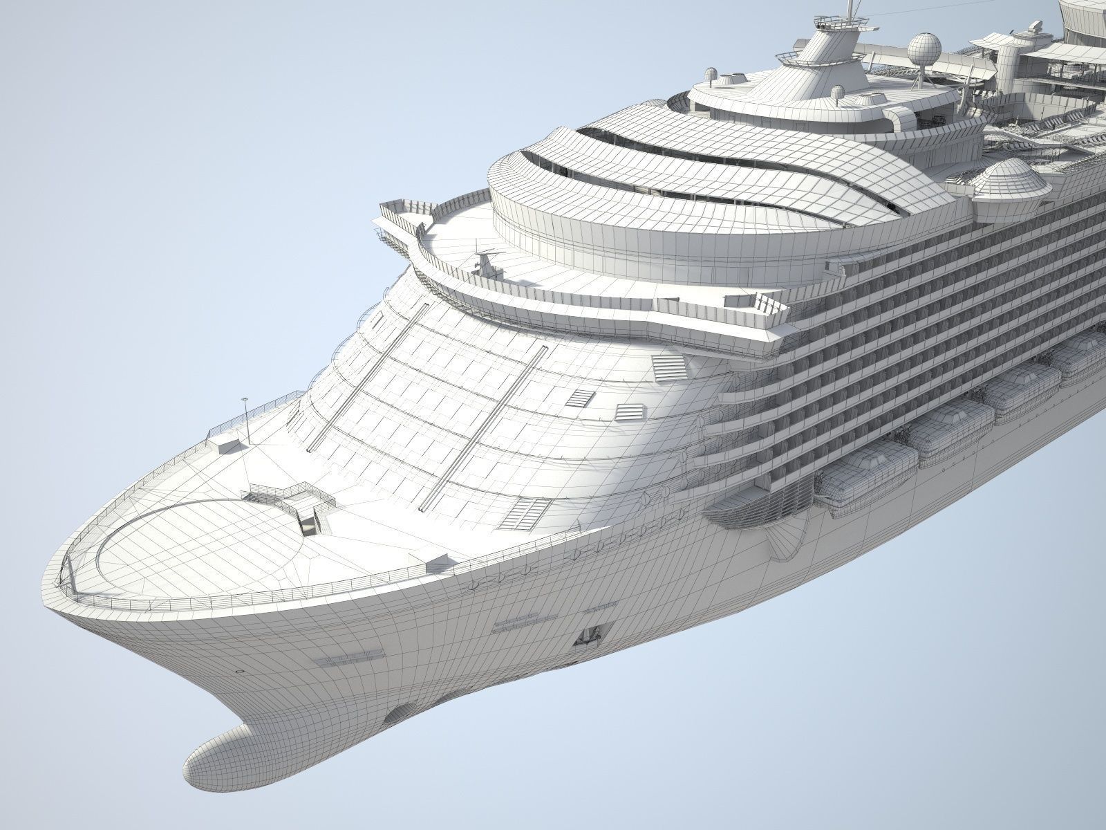 Allure of the Seas Cruise Ship 3D model_18