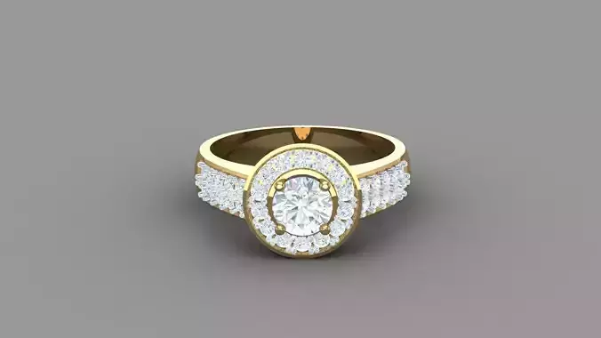 High Class Women Ring WM1 24 3D print model