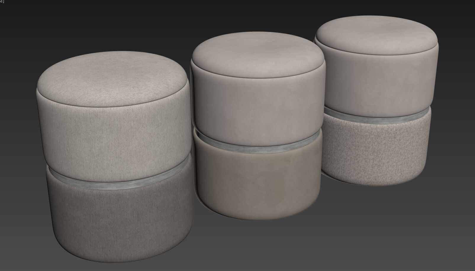 Carrie Pouf By InMyRoom 3D model_5