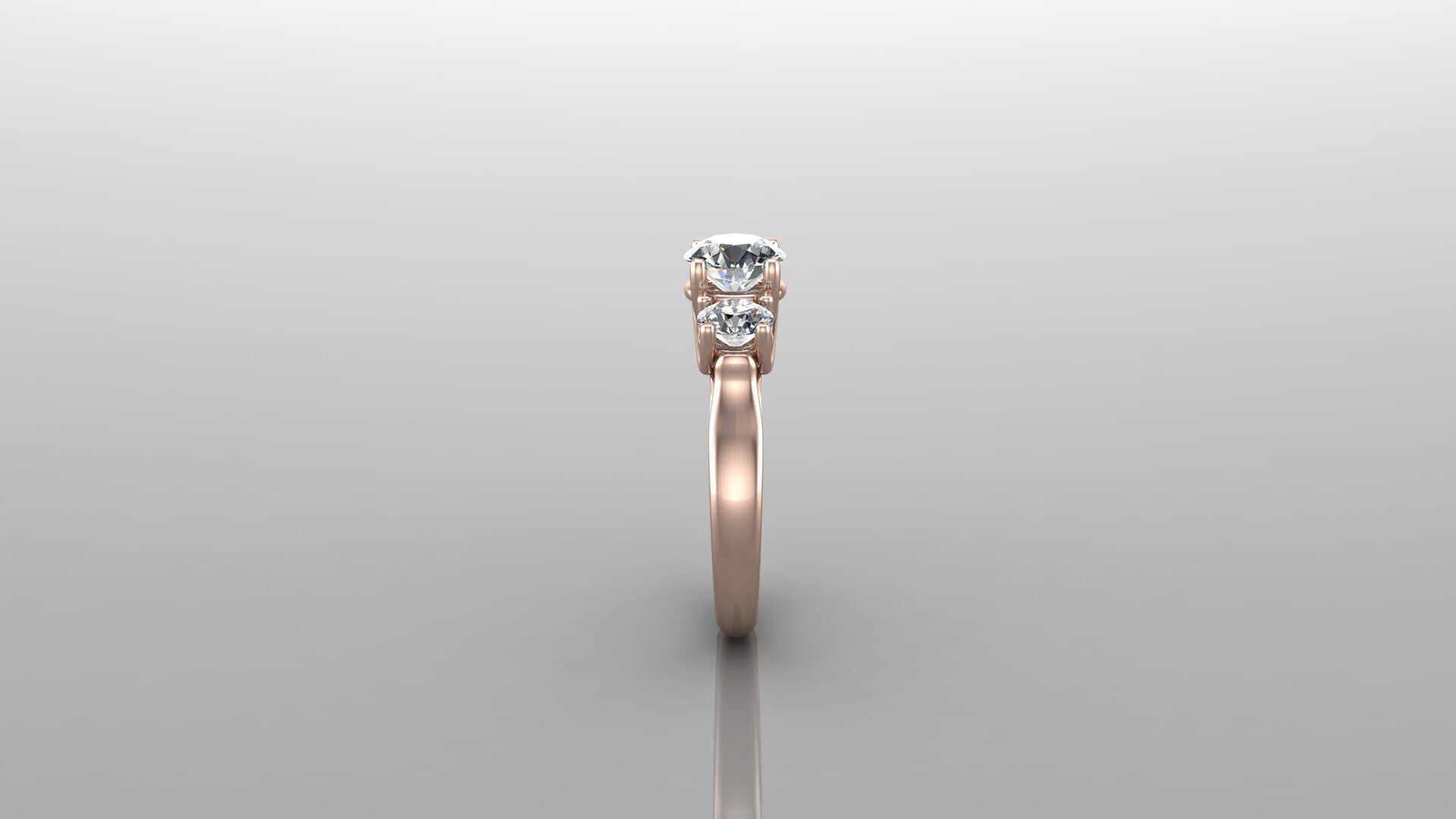 High Class Women Ring  WM 4 3D print model_2