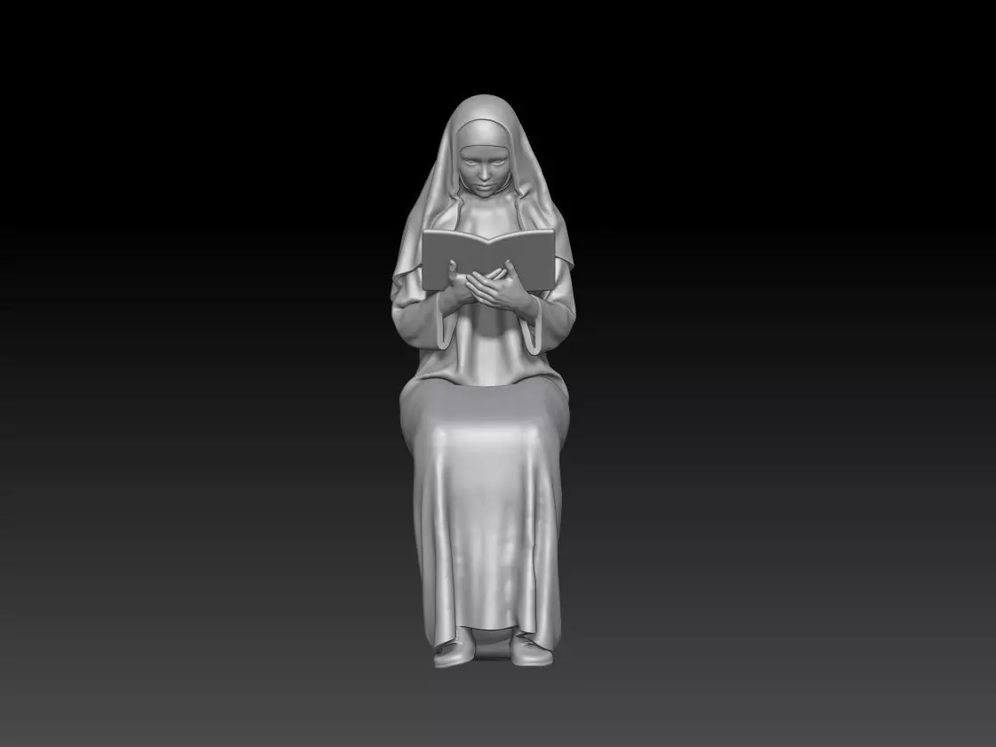 nun 4 3D print model_0