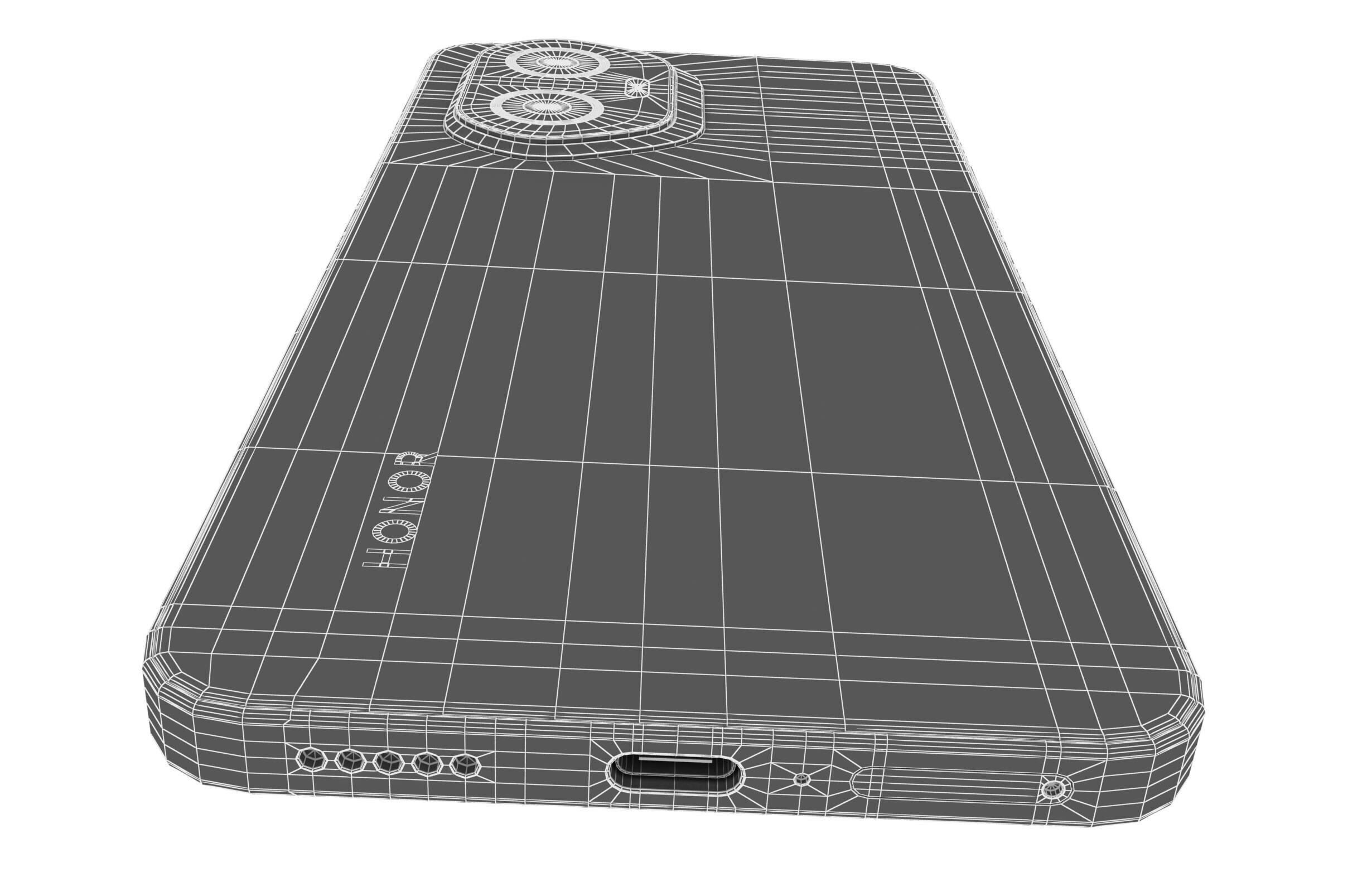 Honor 300 Gray 3D model_21