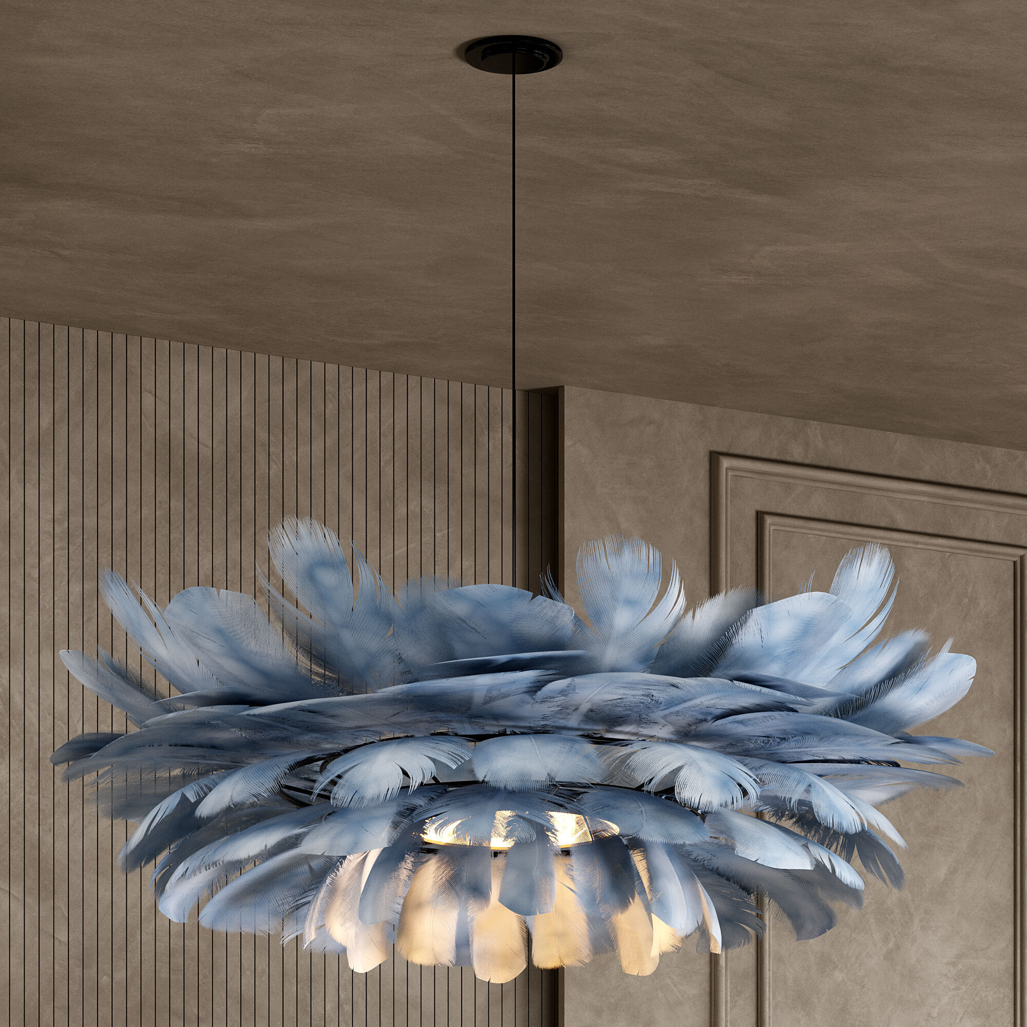 Hanging Model RD 6764 Chandelier by Prohouse store Low-poly 3D model_2
