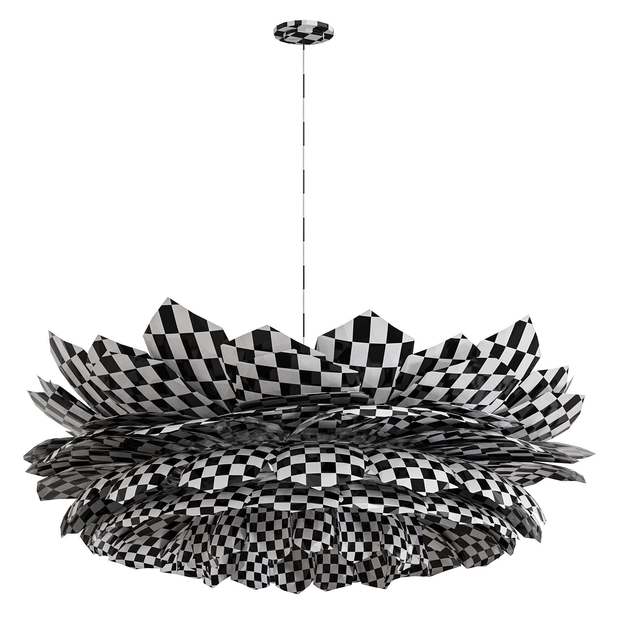 Hanging Model RD 6764 Chandelier by Prohouse store Low-poly 3D model_5