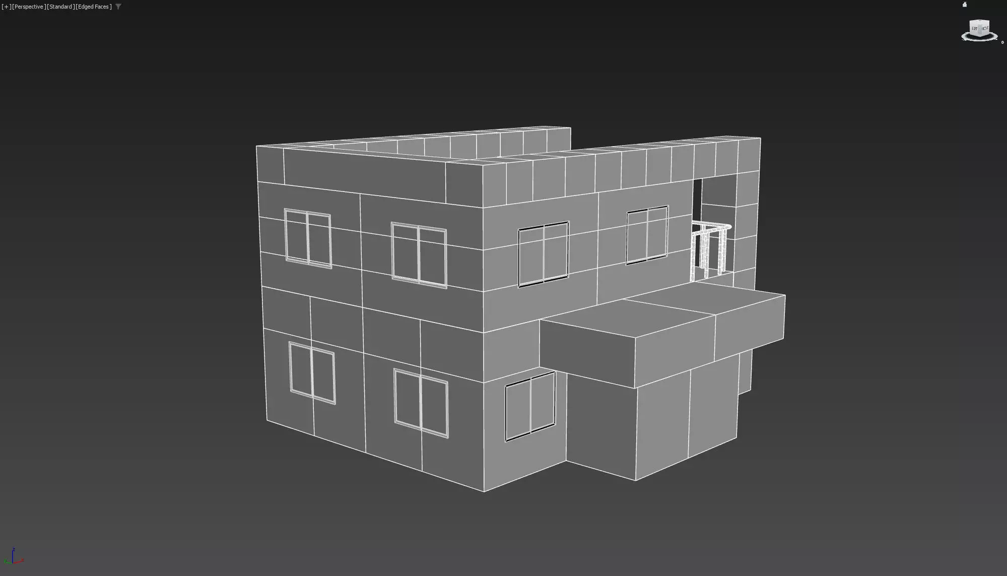 korean police office Free 3D model_0