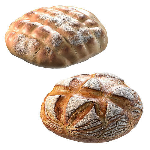 Bread set 2 3D model 3