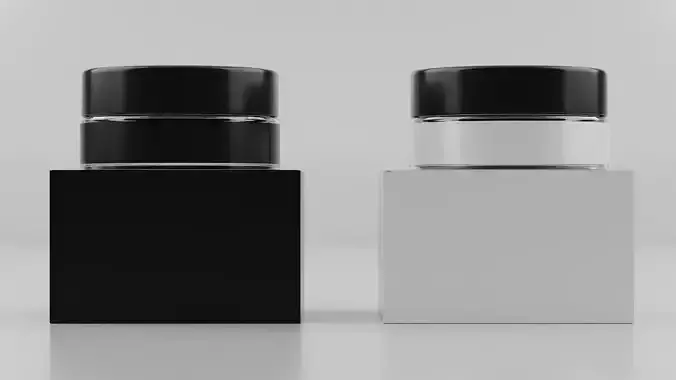 Cosmetic jar and box