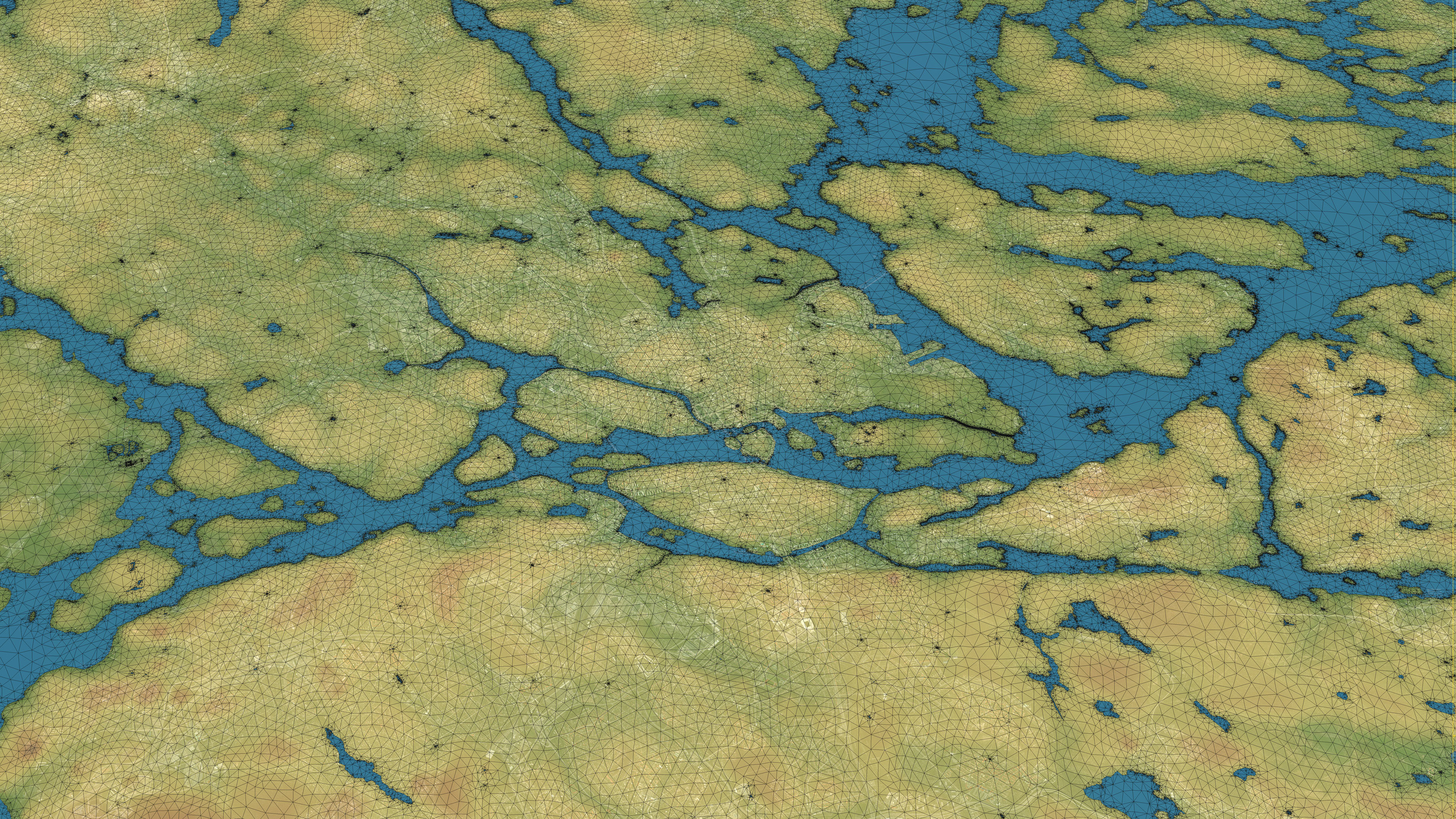 Stockholm - Topography Terrain 3D City 3D Model Collection_23