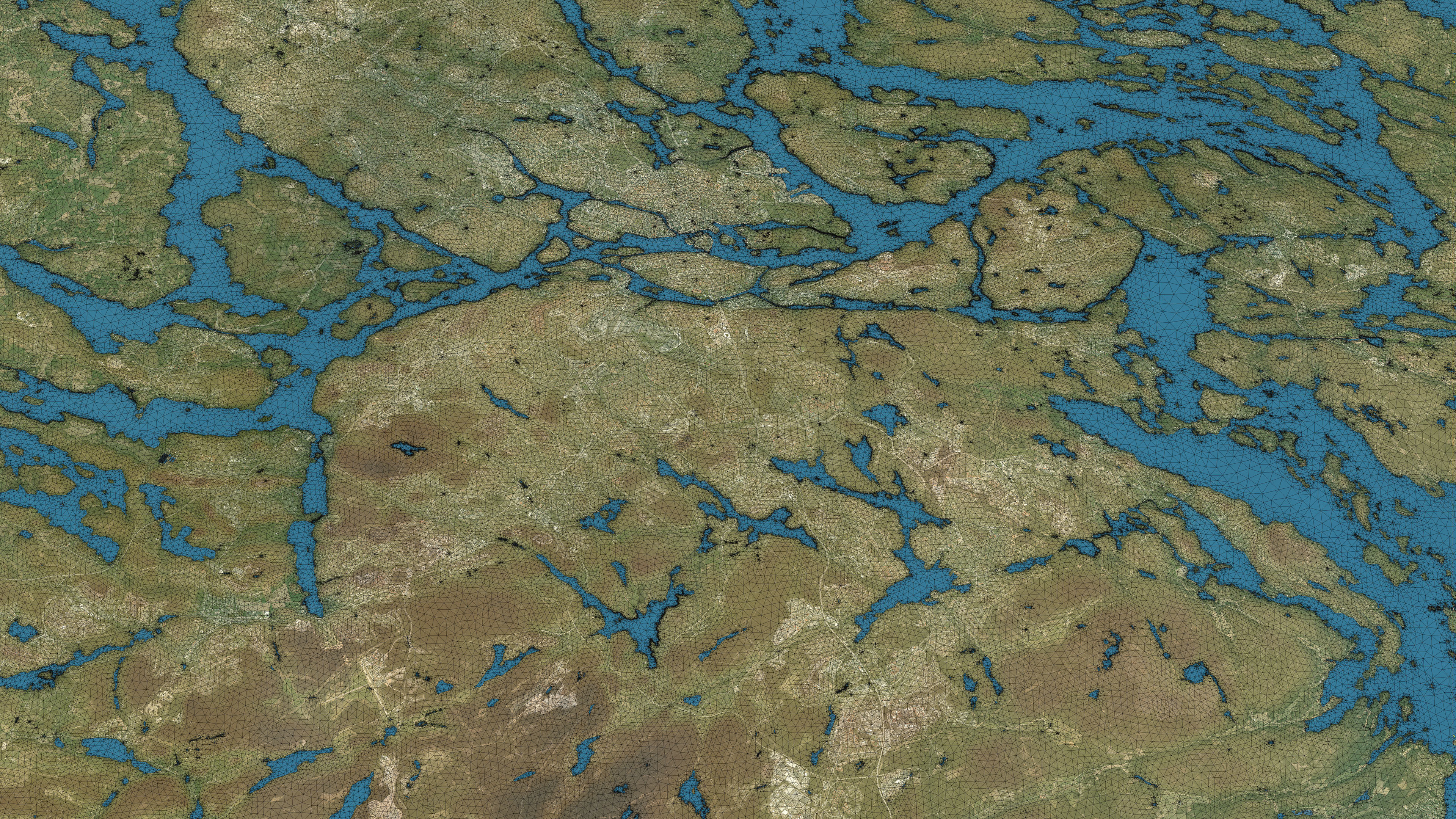 Stockholm - Topography Terrain 3D City 3D Model Collection_37