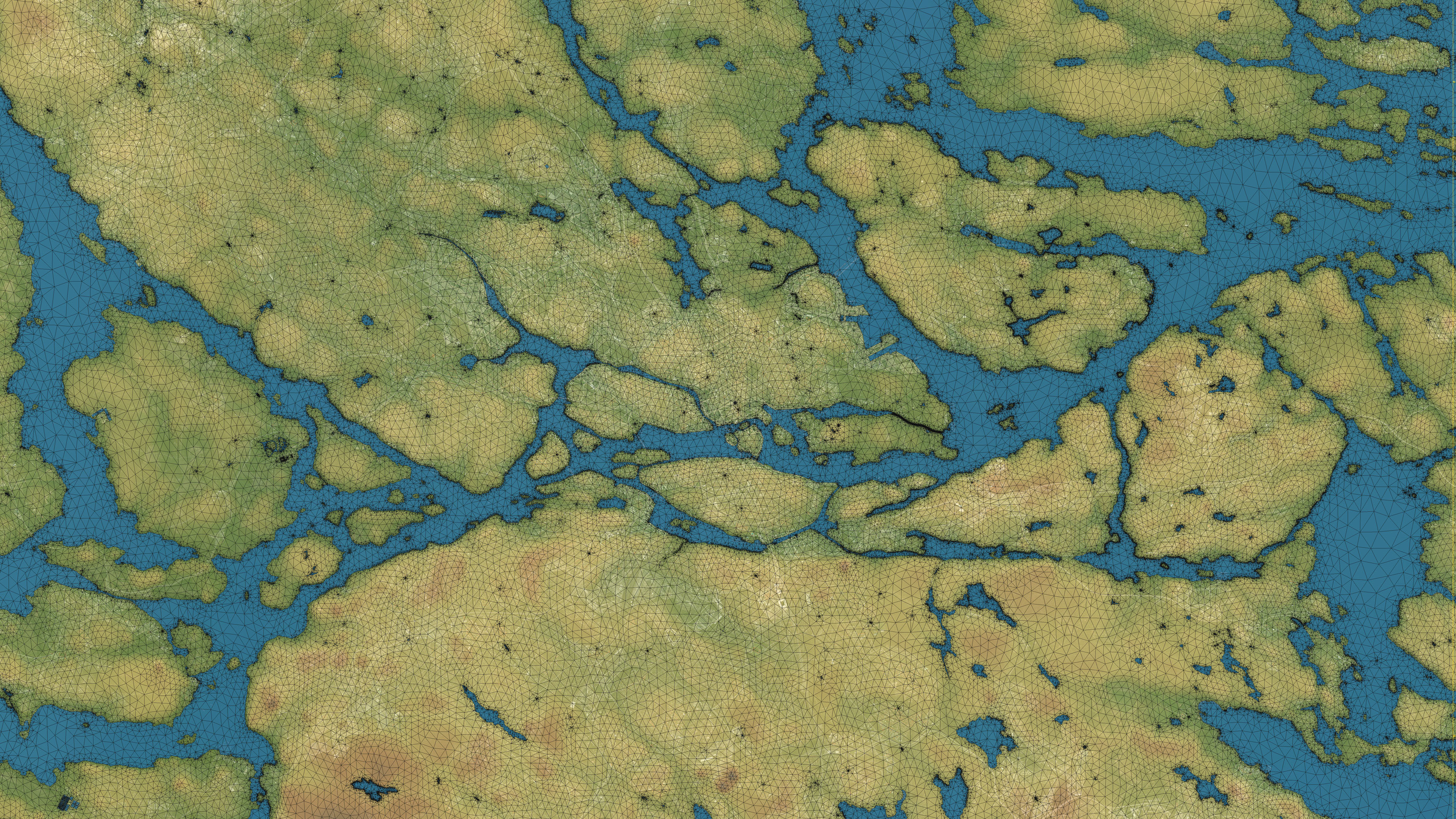 Stockholm - Topography Terrain 3D City 3D Model Collection_19