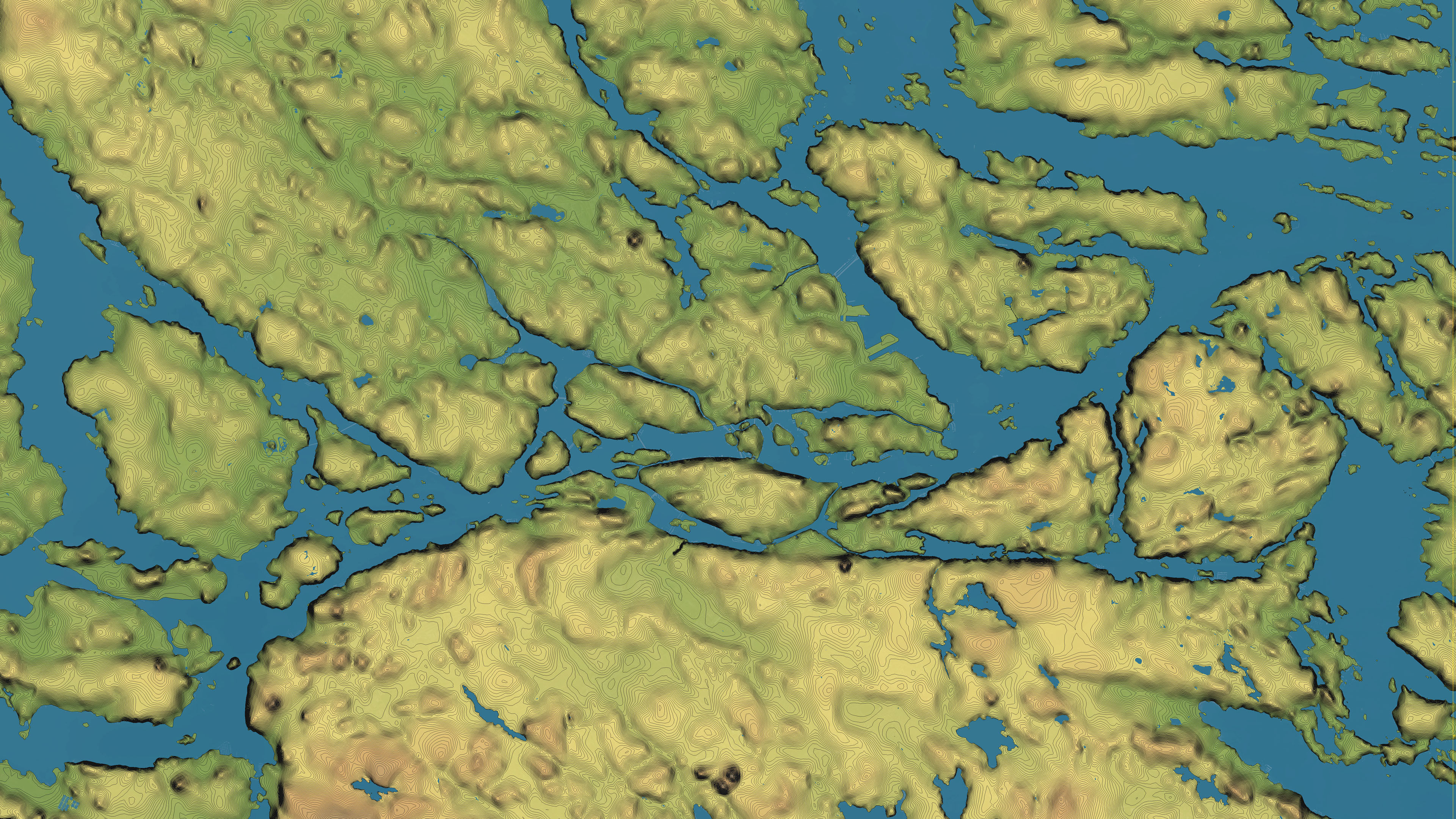 Stockholm - Topography Terrain 3D City 3D Model Collection_20
