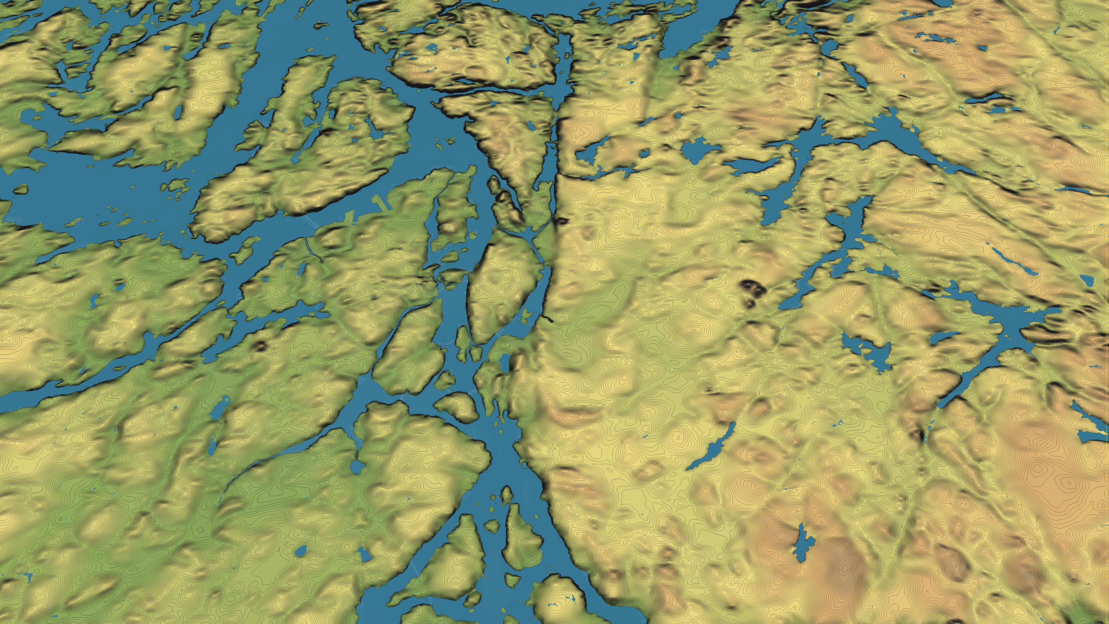 Stockholm - Topography Terrain 3D City 3D Model Collection_42