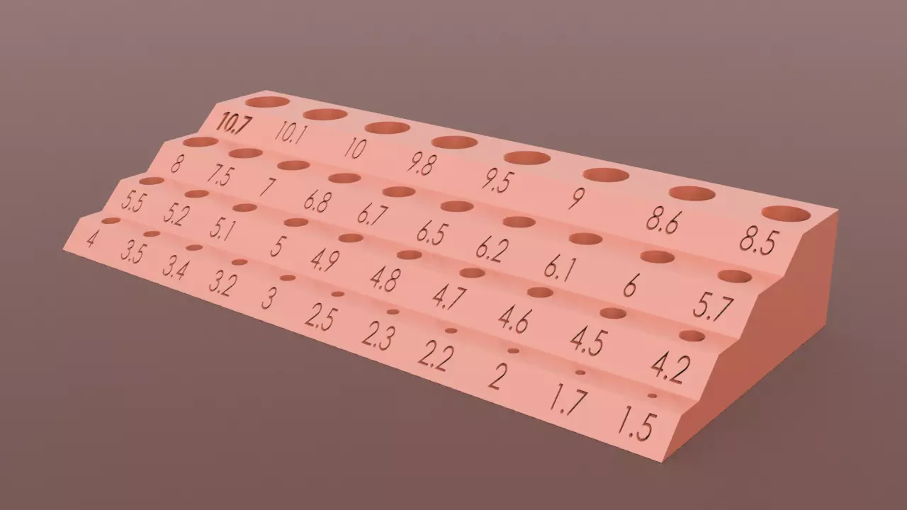 Drill-Bits Holder Free 3D print model_0