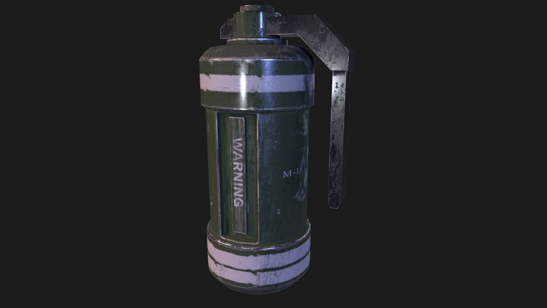 Smog Grenade  3D model_7