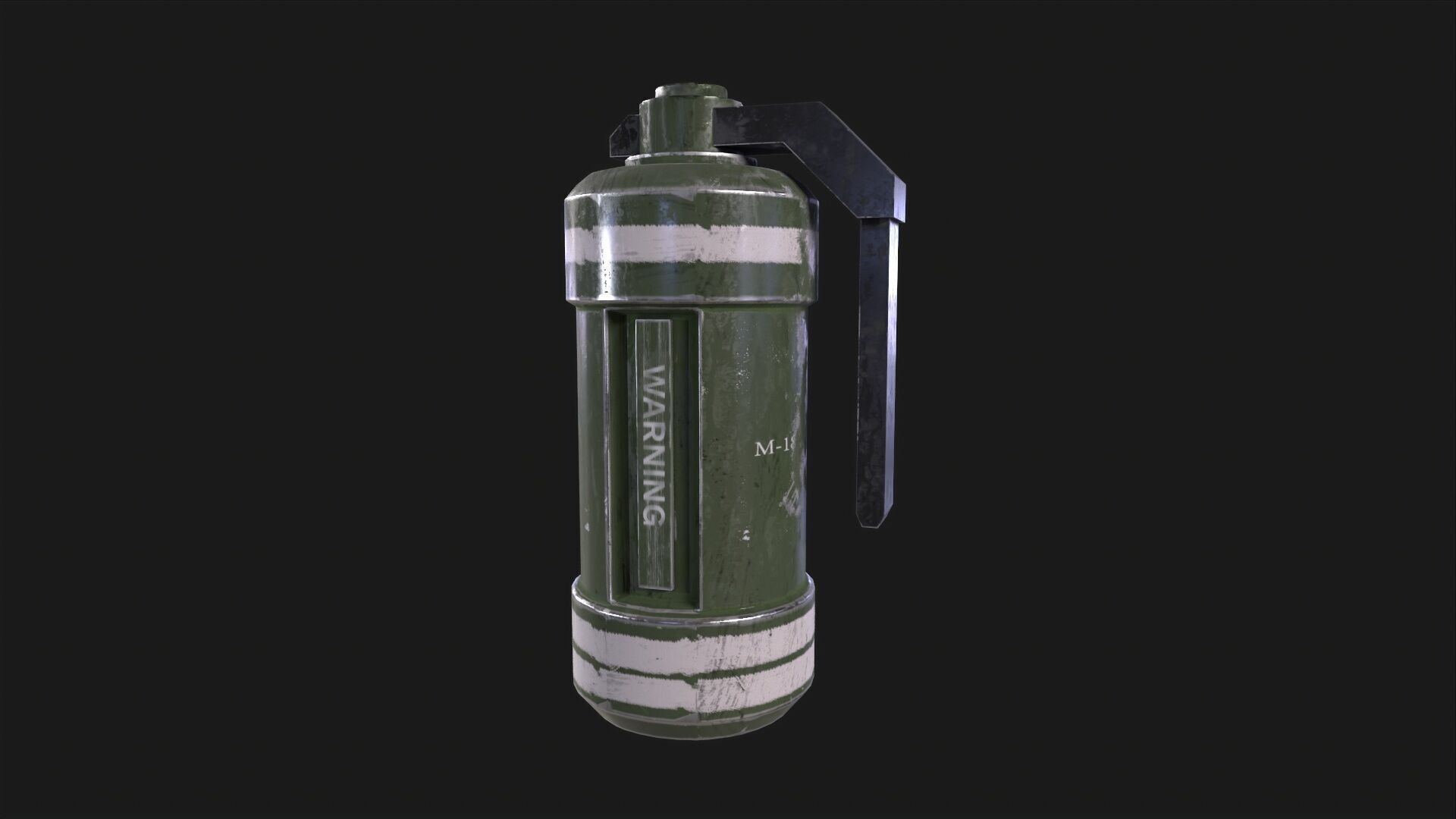 Smog Grenade  3D model_8