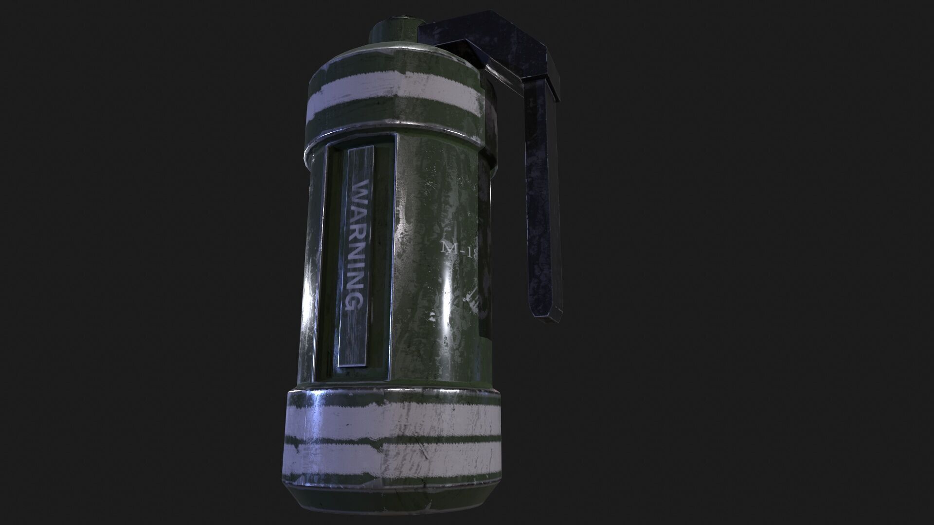 Smog Grenade  3D model_4