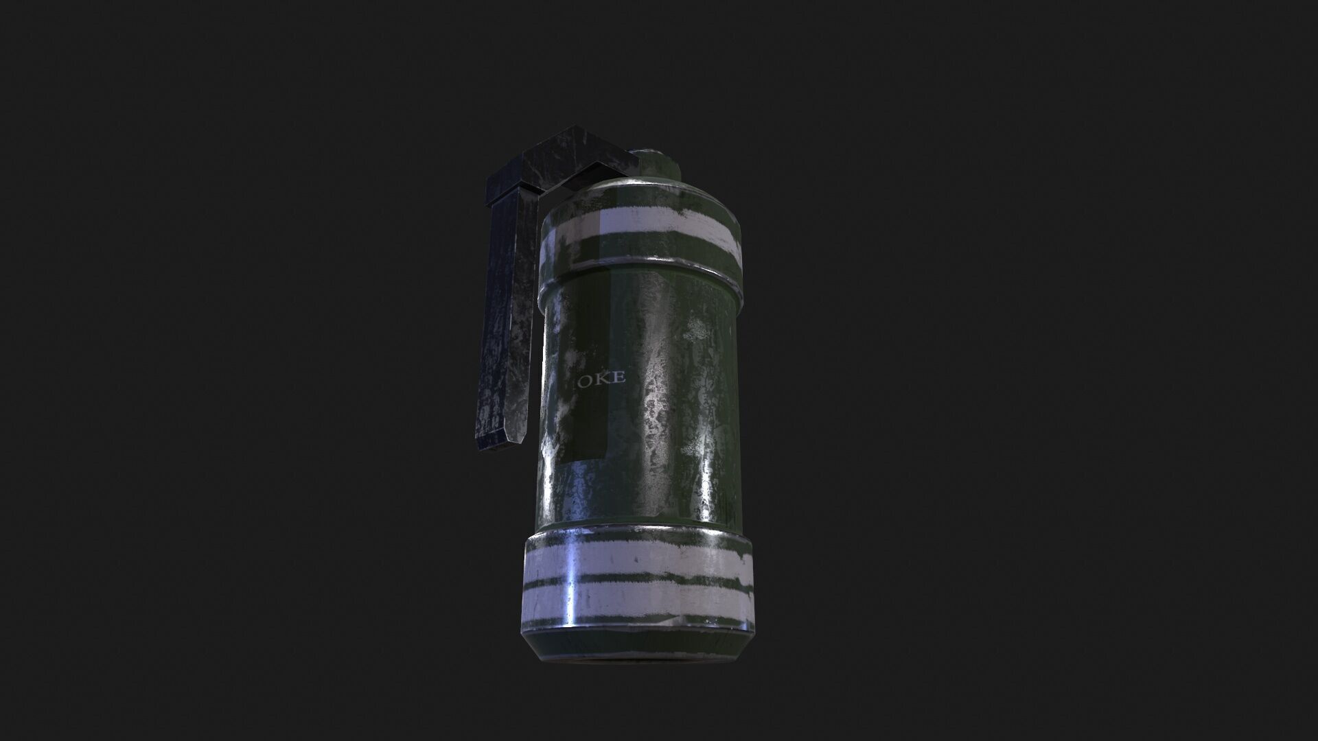 Smog Grenade  3D model_3