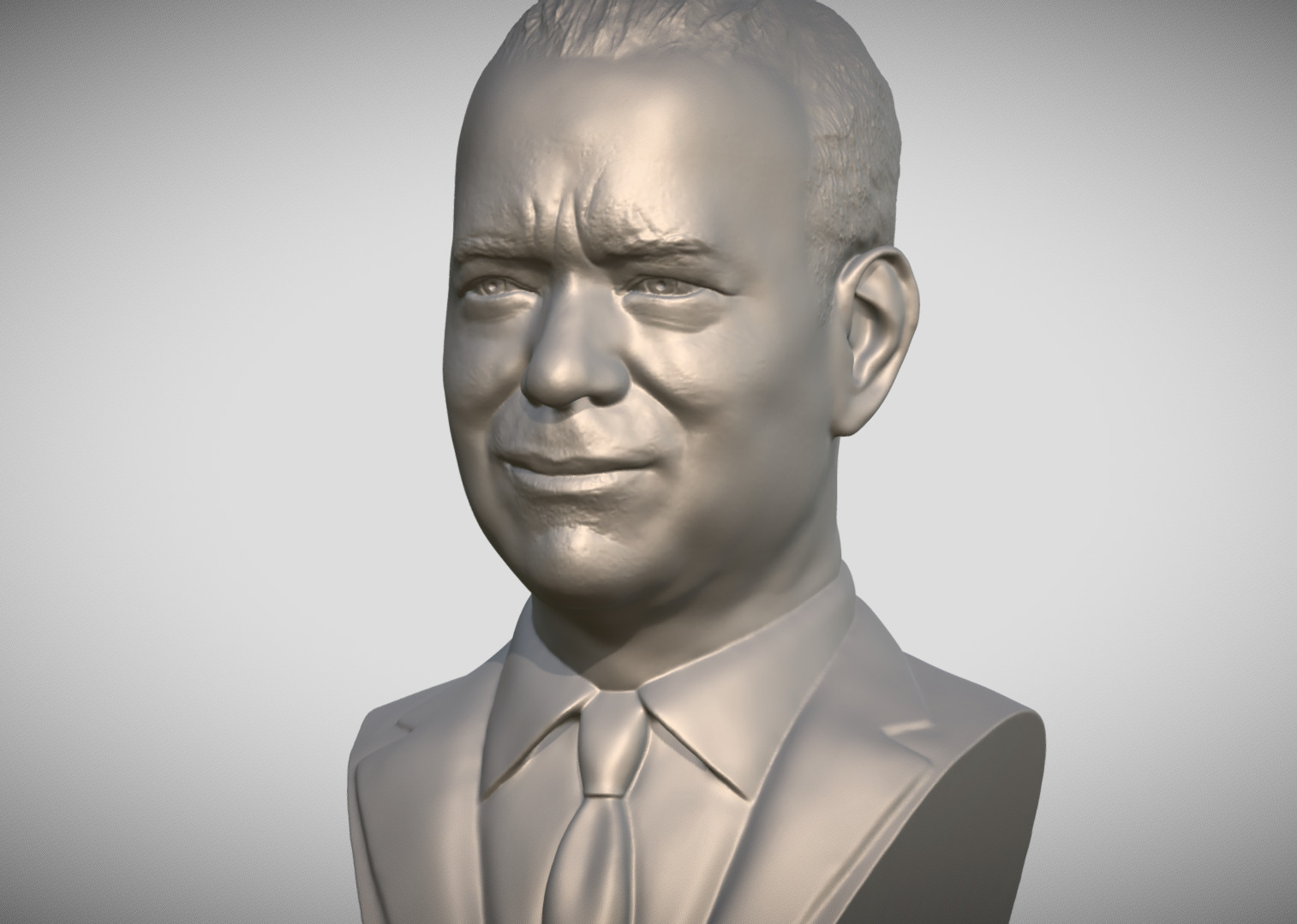 Tom Hanks bust 3D print model_2
