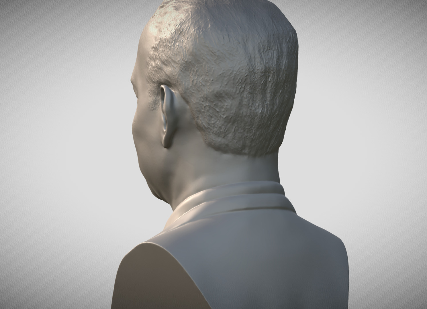 Tom Hanks bust 3D print model_5