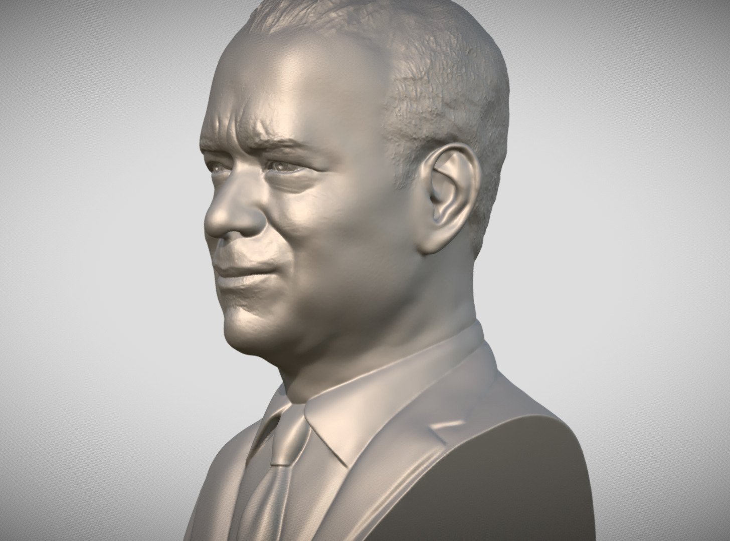 Tom Hanks bust 3D print model_3
