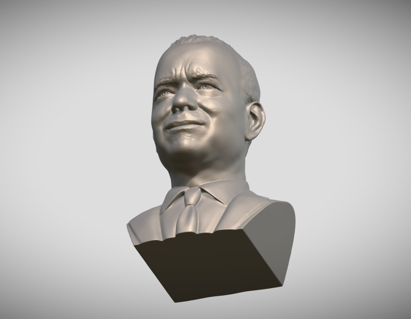 Tom Hanks bust 3D print model_16