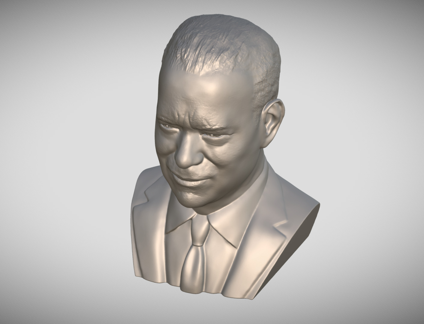 Tom Hanks bust 3D print model_14
