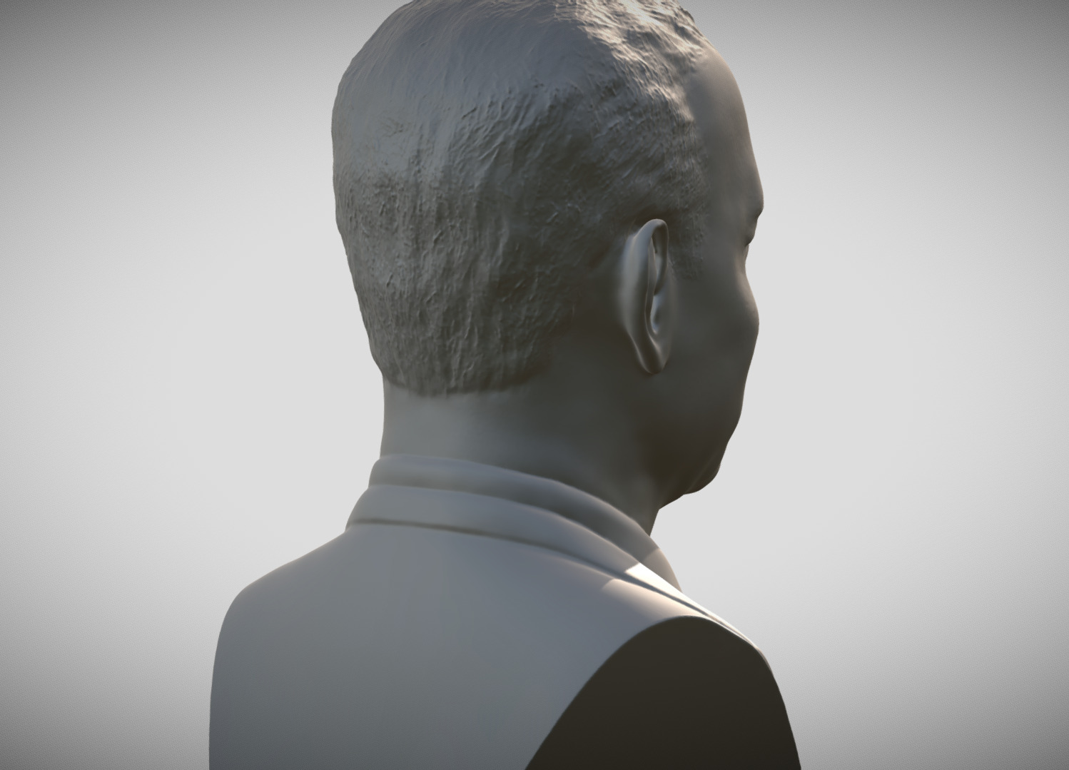 Tom Hanks bust 3D print model_6