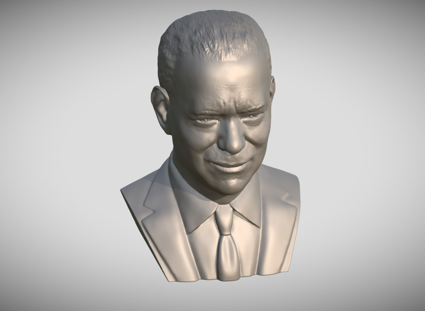Tom Hanks bust 3D print model_13