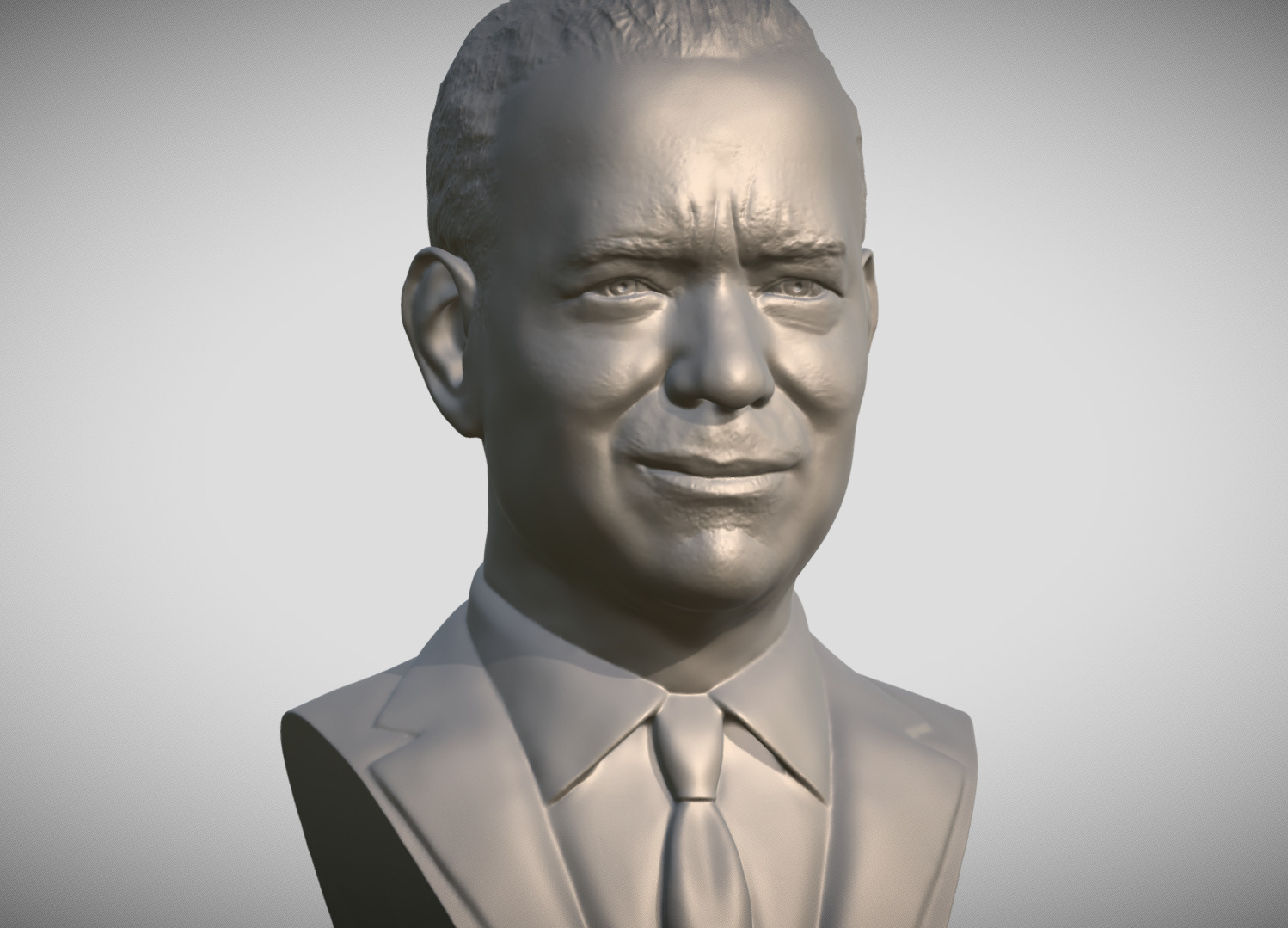 Tom Hanks bust 3D print model_10