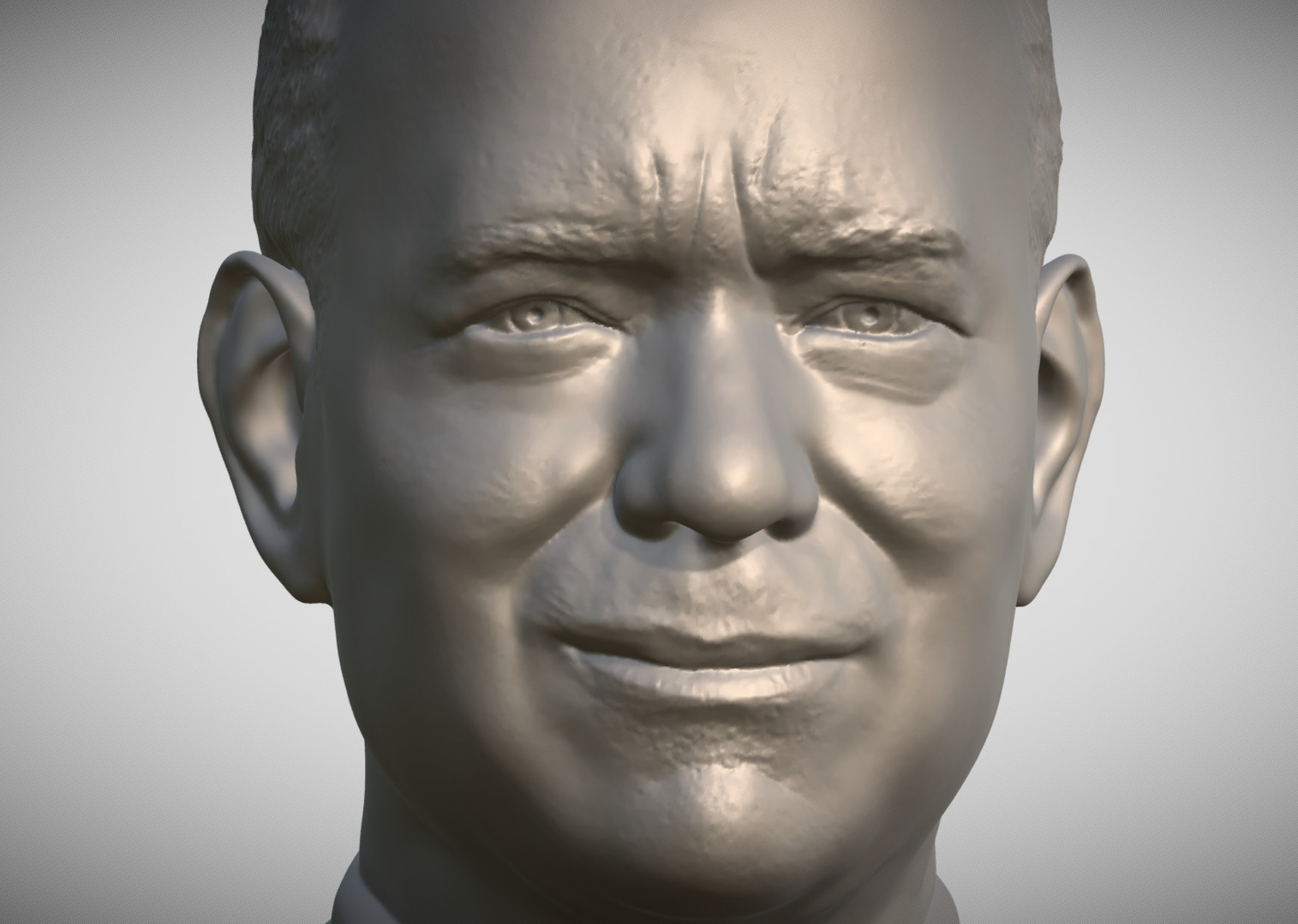 Tom Hanks bust 3D print model_11