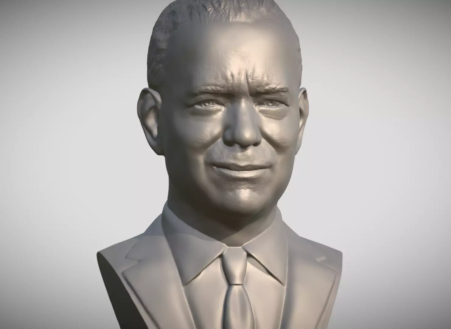 Tom Hanks bust 3D print model_0