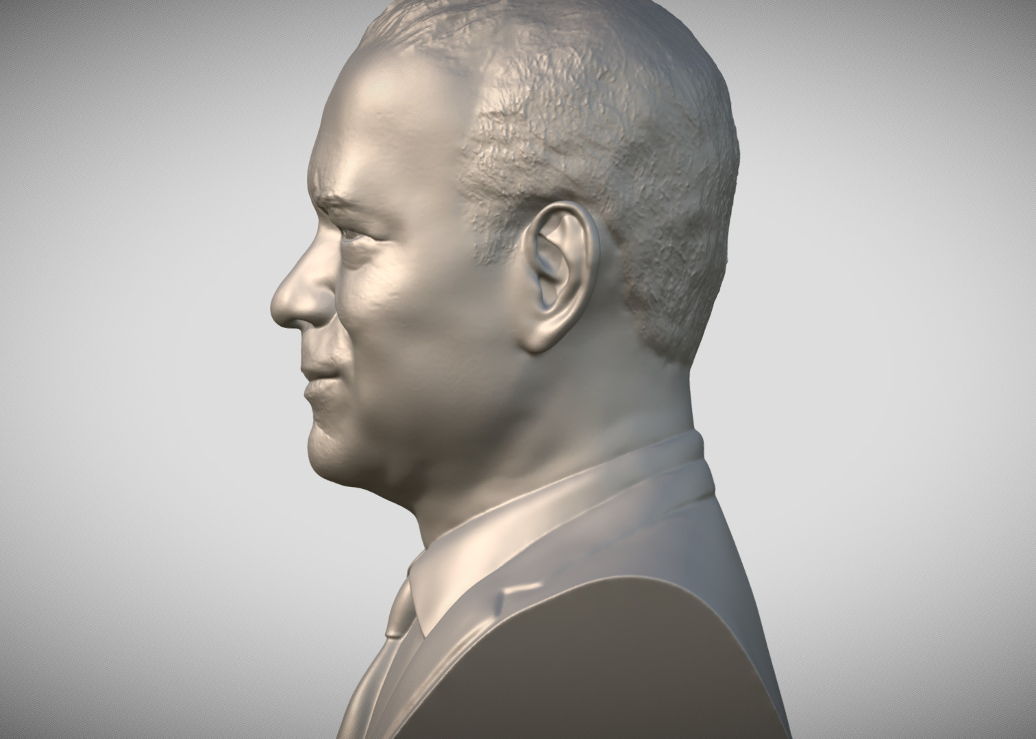 Tom Hanks bust 3D print model_4