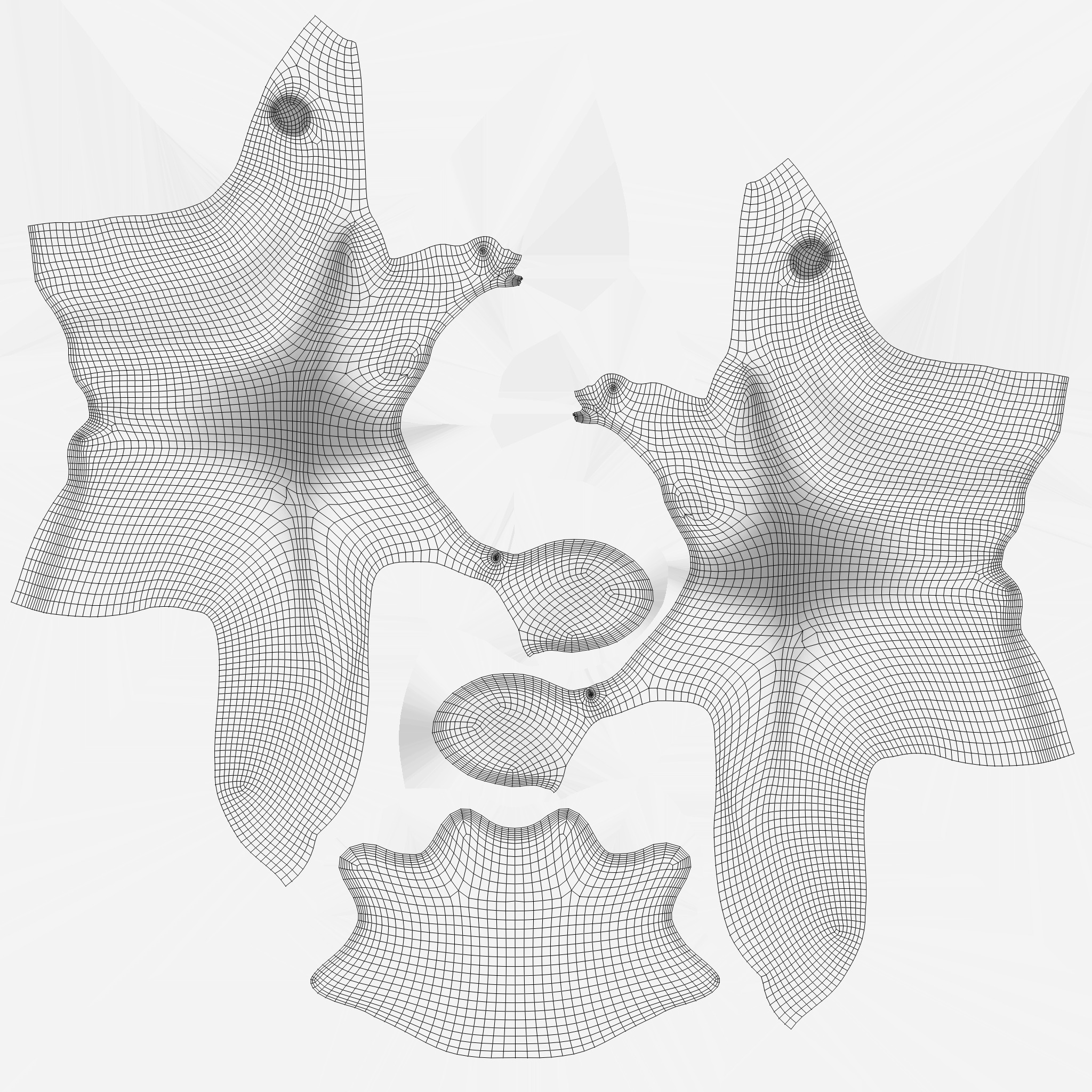 Low-Poly Ghost Low-poly 3D model_12