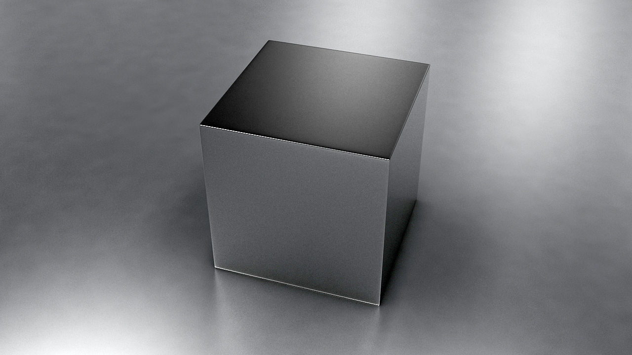 Metal Box Low-poly  3D model