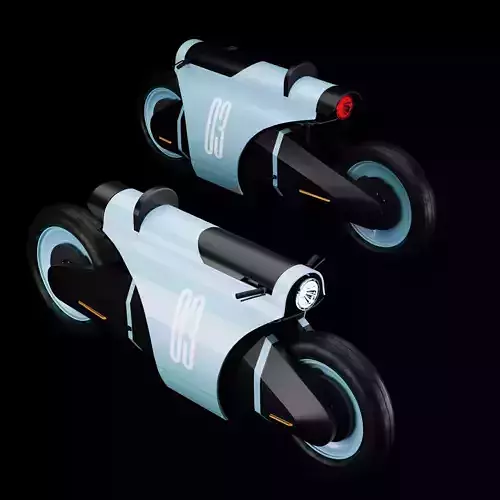 Concept motorcycle 3 3D model