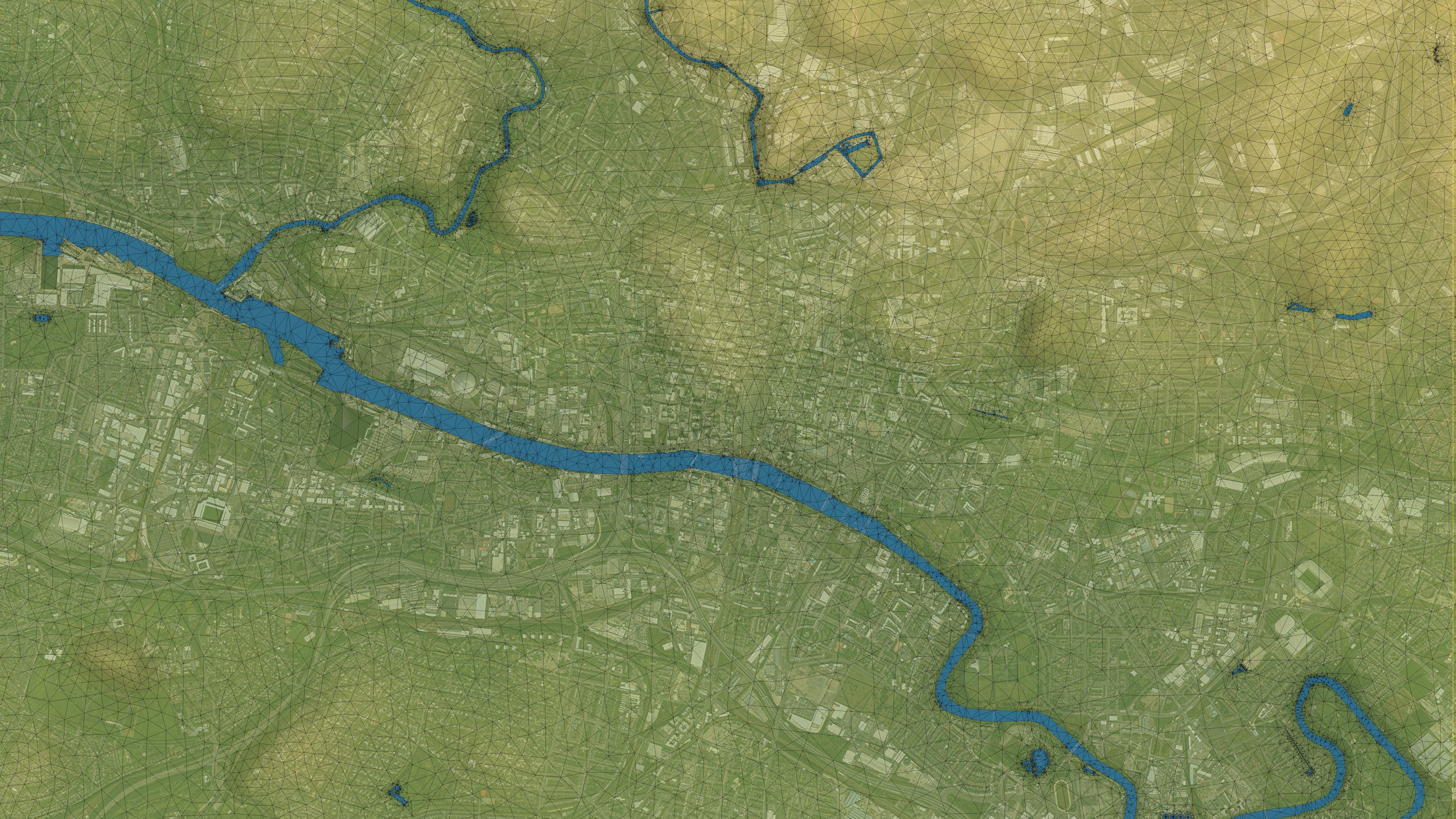 Glasgow - Topography Terrain 3D City 3D Model Collection_27