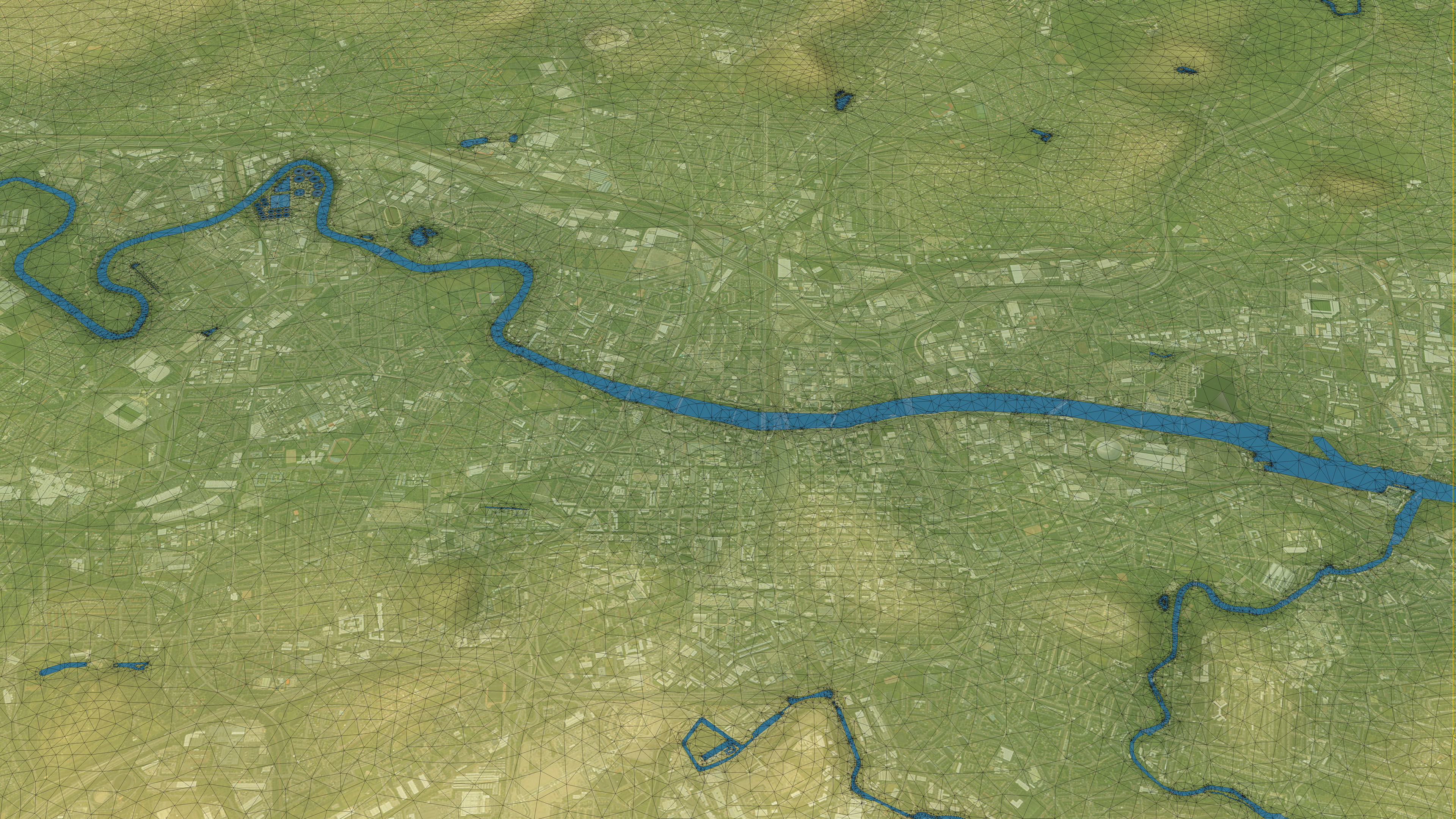 Glasgow - Topography Terrain 3D City 3D Model Collection_19