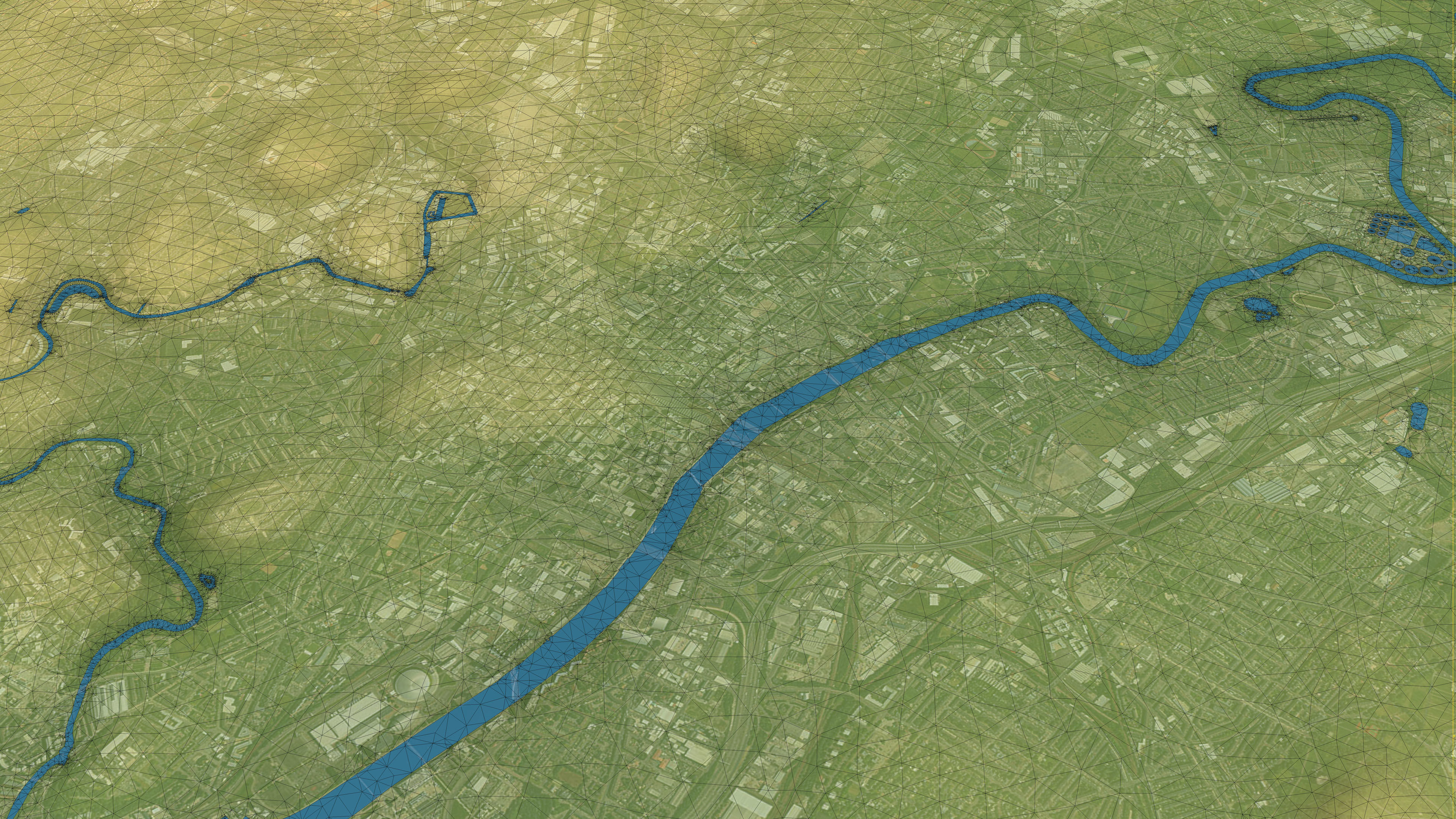 Glasgow - Topography Terrain 3D City 3D Model Collection_7