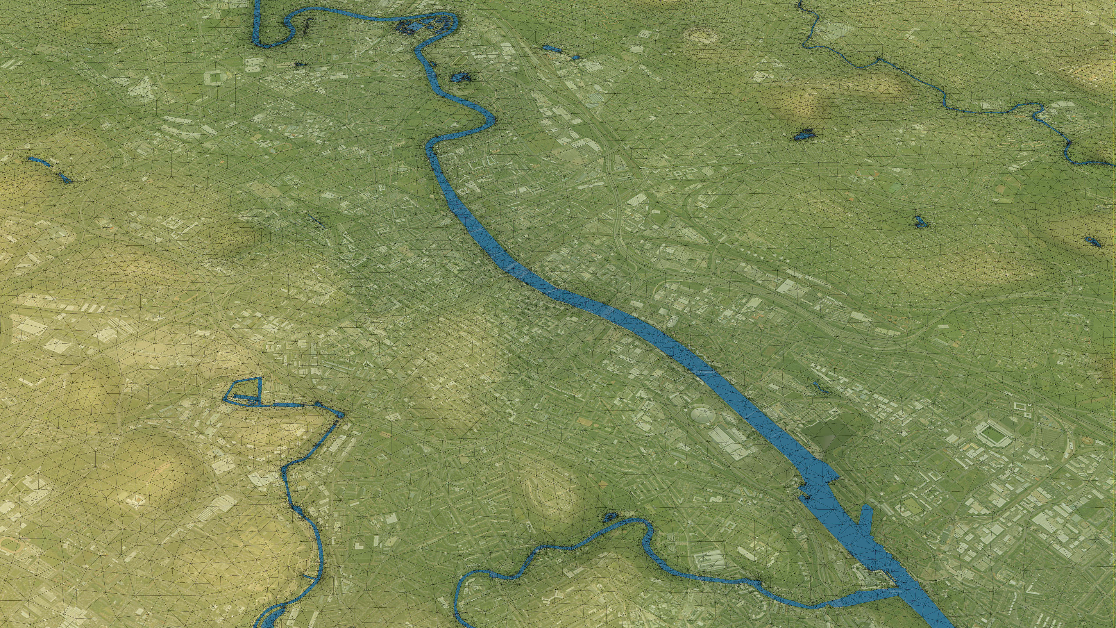Glasgow - Topography Terrain 3D City 3D Model Collection_15