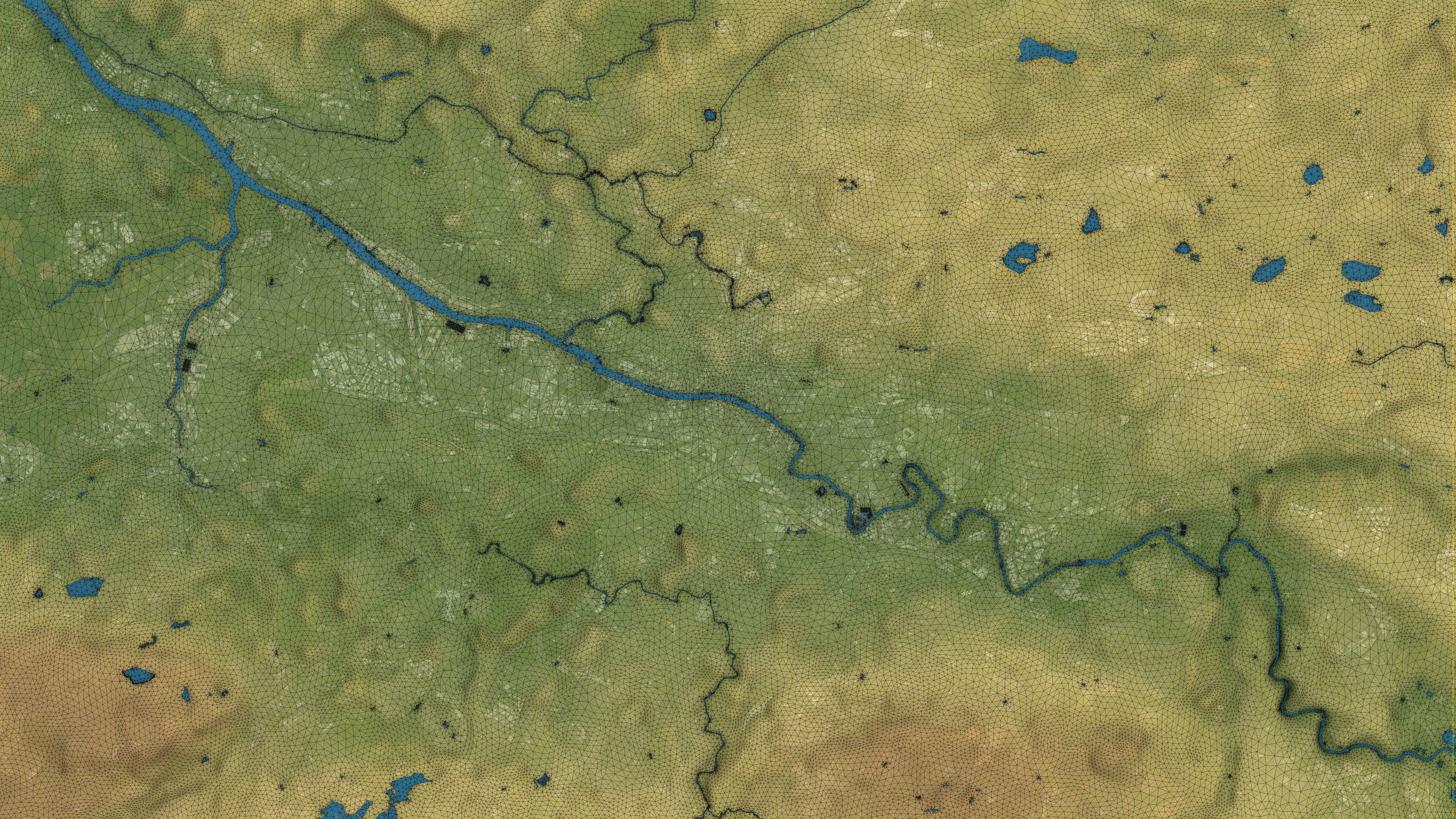 Glasgow - Topography Terrain 3D City 3D Model Collection_34